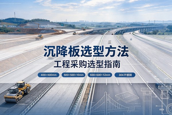 奉新沉降板选择方法