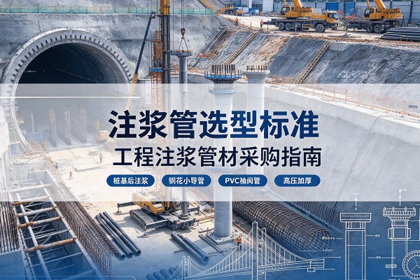 奉新注浆管选型标准