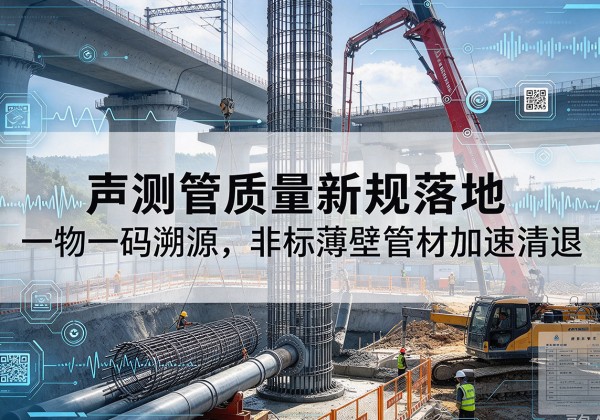 奉新声测管质量新规落地，一物一码溯源，非标薄壁管材加速清退