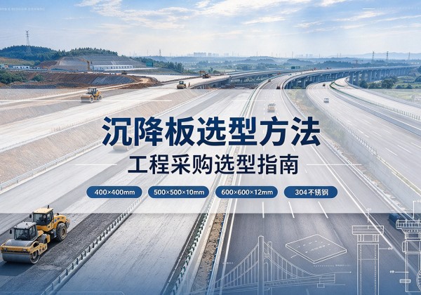 奉新沉降板选择方法